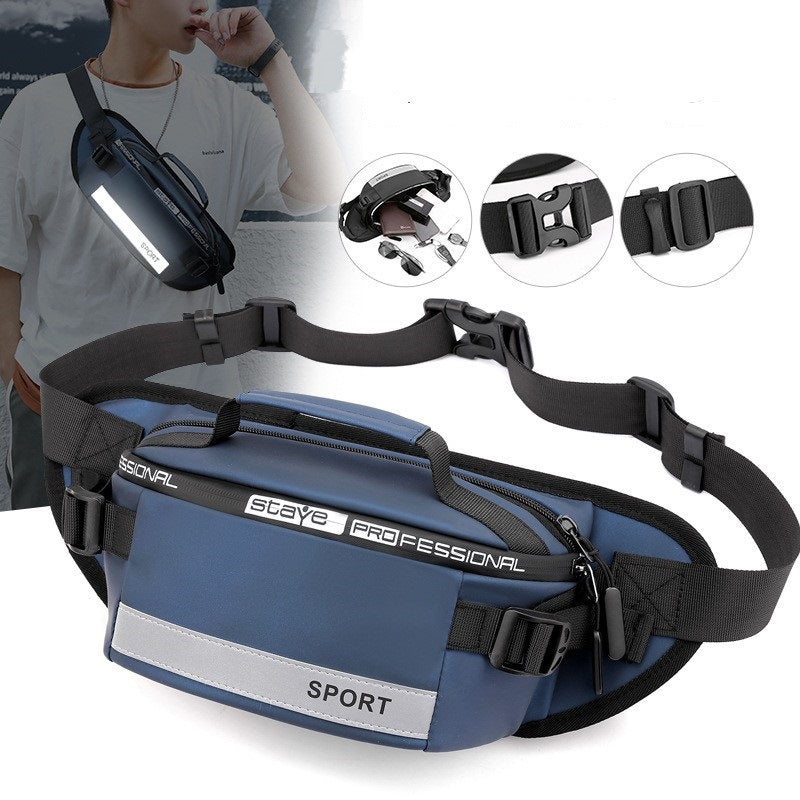 Reflective Waist Bags Men Crossbody Bag Pack For Travel Walking Running Hiking Cycling $ 18 CAD