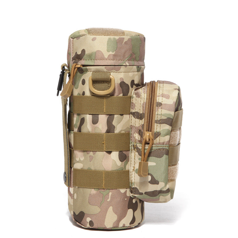 Outdoor Tactical Water Bottle Bag Military Fan Camouflage Outdoor Travel Hiking Climbing Accessory Bag  $ CAD