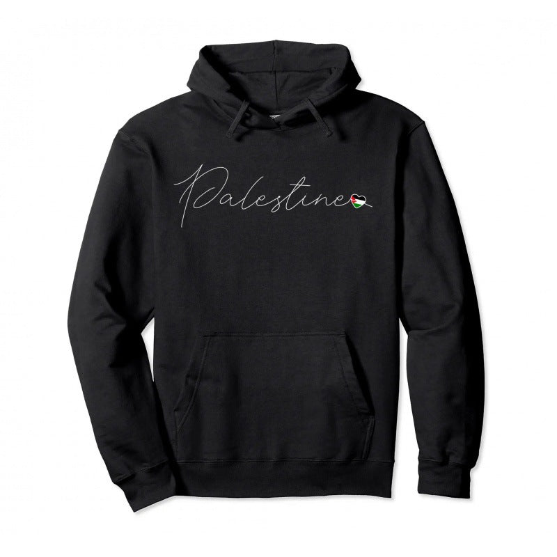 Cotton Palestine Hoodie  Men Women