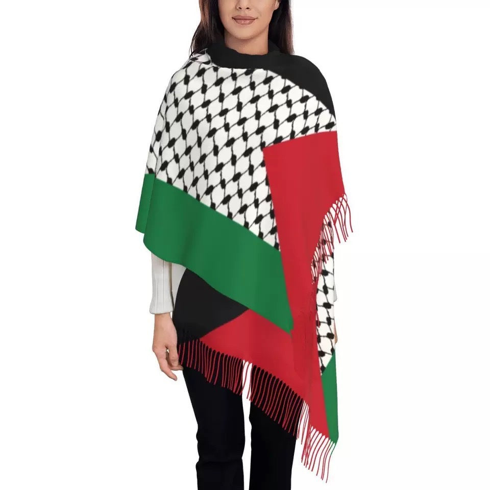 Palestinian Polyester Scarf Ethnic Style 54CMX185CM